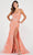 Colette By Daphne CL2050 - Beaded Scoop Evening Dress Evening Dresses 00 / Coral