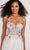 Colette By Daphne CL2064 - Plunging Neck Slit A-line Gown Prom Dresses
