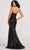 Colette By Daphne CL2066 - Halter Cut Out Sequined Evening Gown Prom Dresses