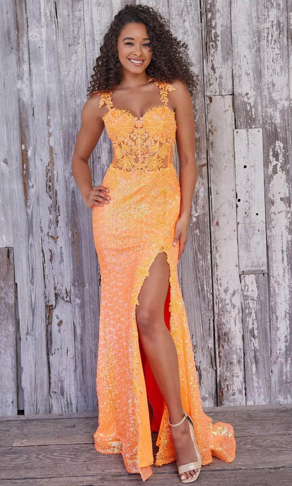 Colette By Daphne CL5133 - Lace Corset Prom Dress Colette By Daphne CL5133 - Lace Corset Prom Dress