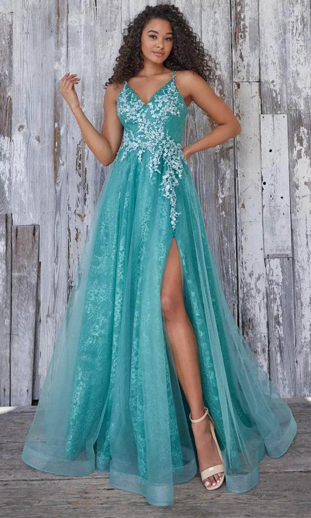 Colette By Daphne CL5197 - Strappy Glitter Prom Dress Couture Candy Colette By Daphne CL5197 - Strappy Glitter Prom Dress Couture Candy