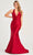 Colette By Daphne CL5199 - Halter Tie Back Prom Dress Prom Dresses 00 / Burgundy