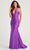 Colette By Daphne CL5199 - Halter Tie Back Prom Dress Prom Dresses 00 / Purple