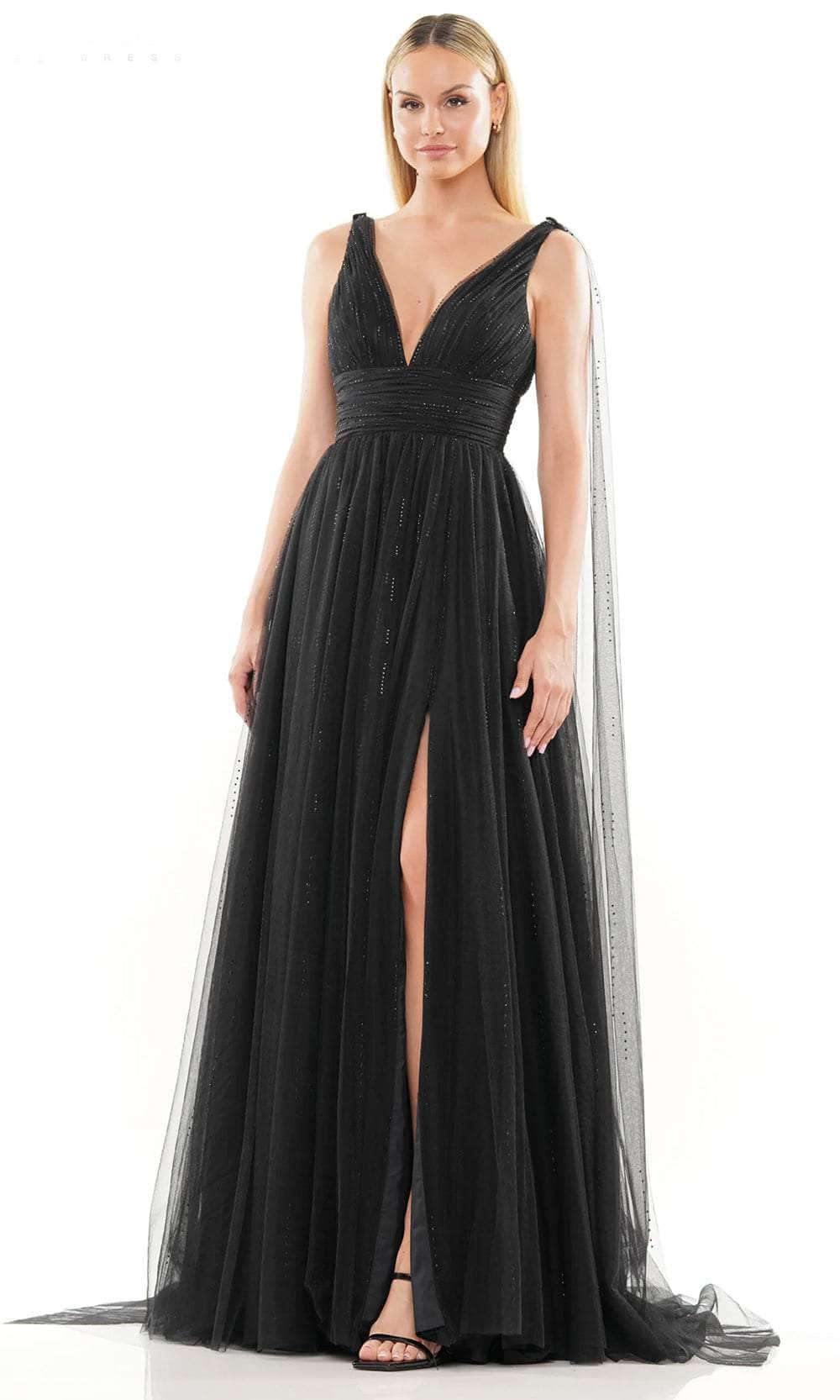 Colors Dress 3242 - V-Neck Sash Prom Dress Colors Dress 3242 - V-Neck Sash Prom Dress