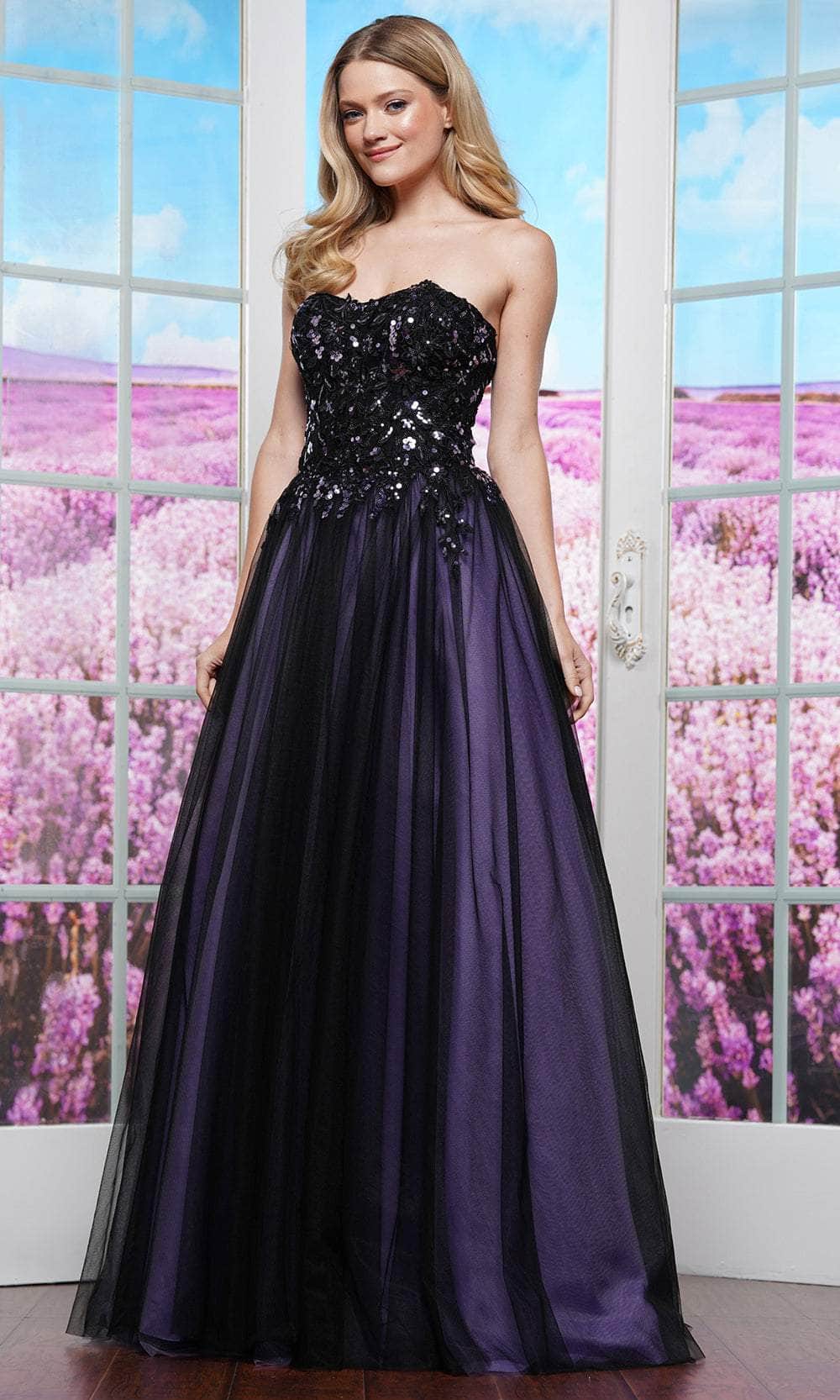 Colors Dress 3495 - Long Tulle/Lace Ballgown Dress - Beaded, Strapless, Sequin Embellished, Lace Applique, Open Back, Back Zipper, Lace-Up Tie, Train Couture Candy Colors Dress 3495 - Long Tulle/Lace Ballgown Dress - Beaded, Strapless, Sequin Embellished, Lace Applique, Open Back, Back Zipper, Lace-Up Tie, Train Couture Candy