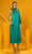 Cristallini Allure CA23 - One Shoulder Midi Formal Dress Special Occasion Dress XS / Green
