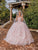 Dancing Queen 1842 - Off Shoulder Ballgown With Cape Special Occasion Dress