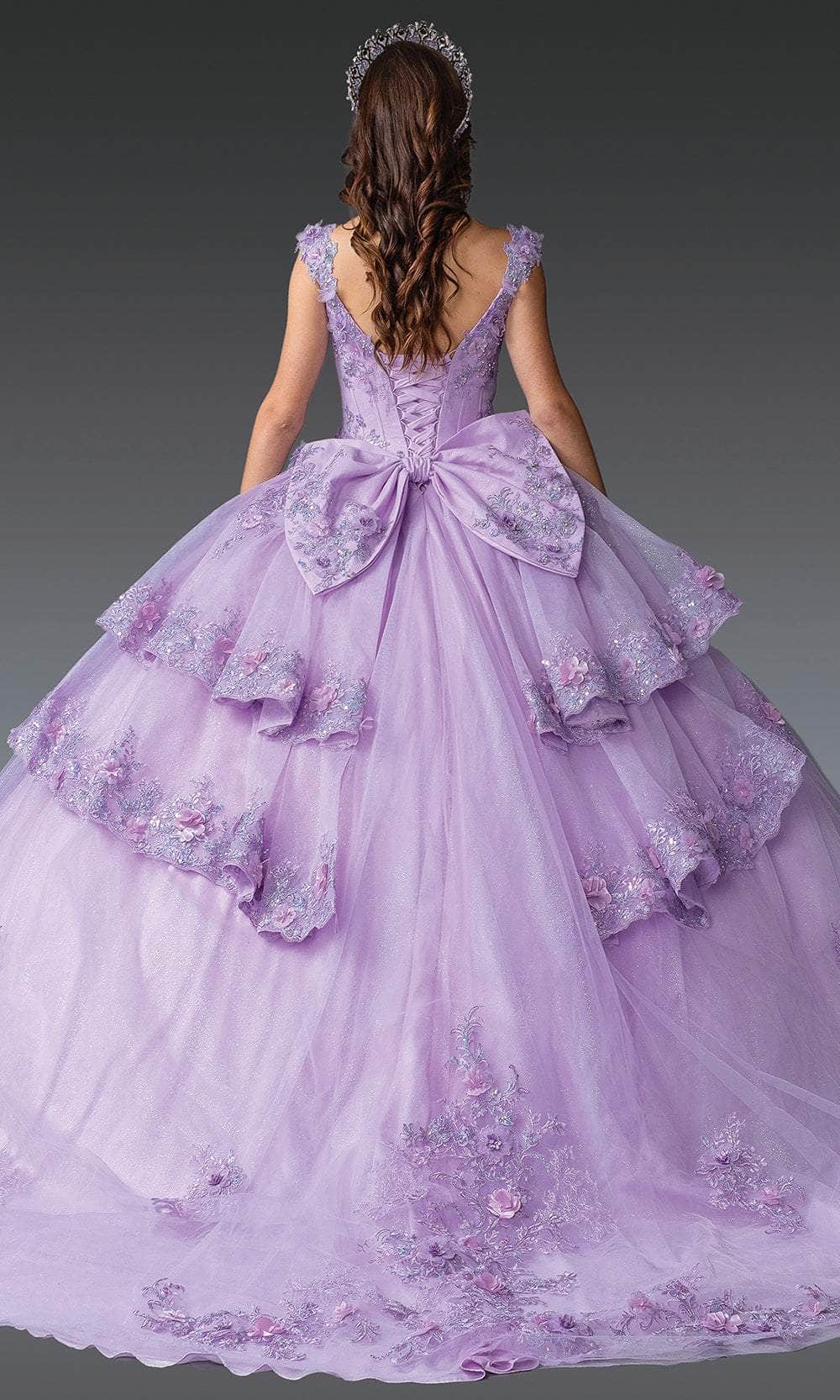Dancing Queen 1952 Long Quinceanera Dress Lilac / Medium Dancing Queen 1952 Long Quinceanera Dress Lilac / Medium