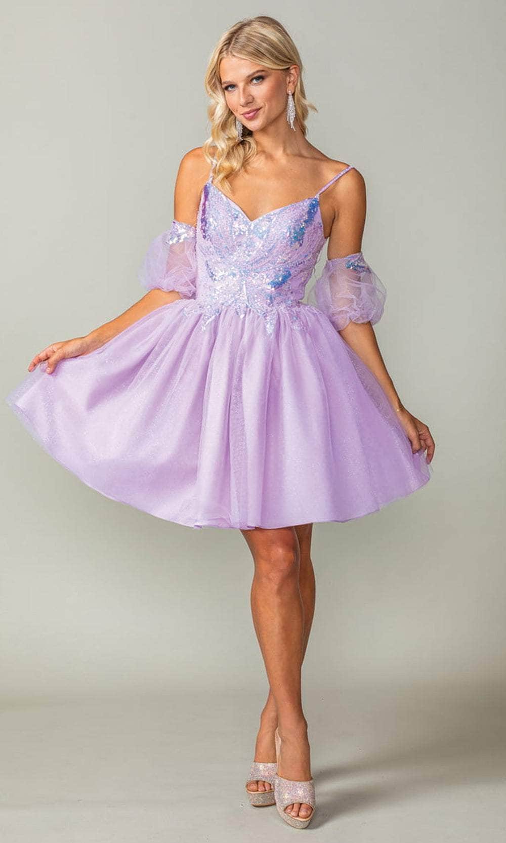 Dancing Queen 3362 - Sequin V-Neck Cocktail Dress 3XL / Lilac - Shop Dancing Queen dresses on Couture Candy at CoutureCandy.com Dancing Queen 3362 - Sequin V-Neck Cocktail Dress 3XL / Lilac - Shop Dancing Queen dresses on Couture Candy at CoutureCandy.com