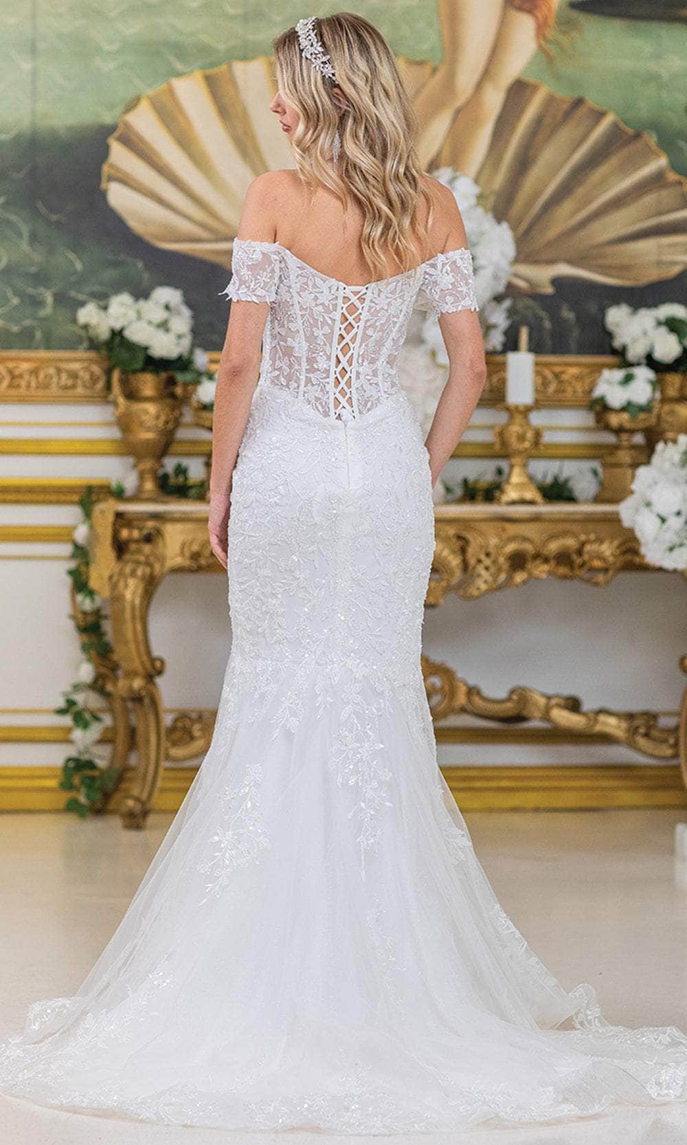 wedding dresses with lace train One Shoulder Wedding Dress Lace Stylish Cathedral Train