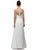 Dancing Queen Bridal 9539 - Illusion Back Ruched Long Dress Wedding Dresses