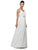 Dancing Queen Bridal 9539 - Illusion Back Ruched Long Dress Wedding Dresses XS / Off White