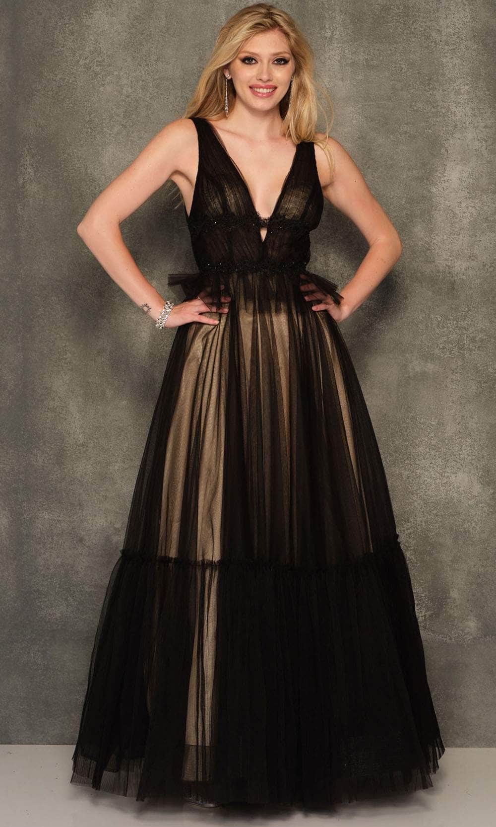Dave and Johnny 11026 Prom Dress - Black | NewYorkDress Dave and Johnny 11026 Prom Dress - Black | NewYorkDress