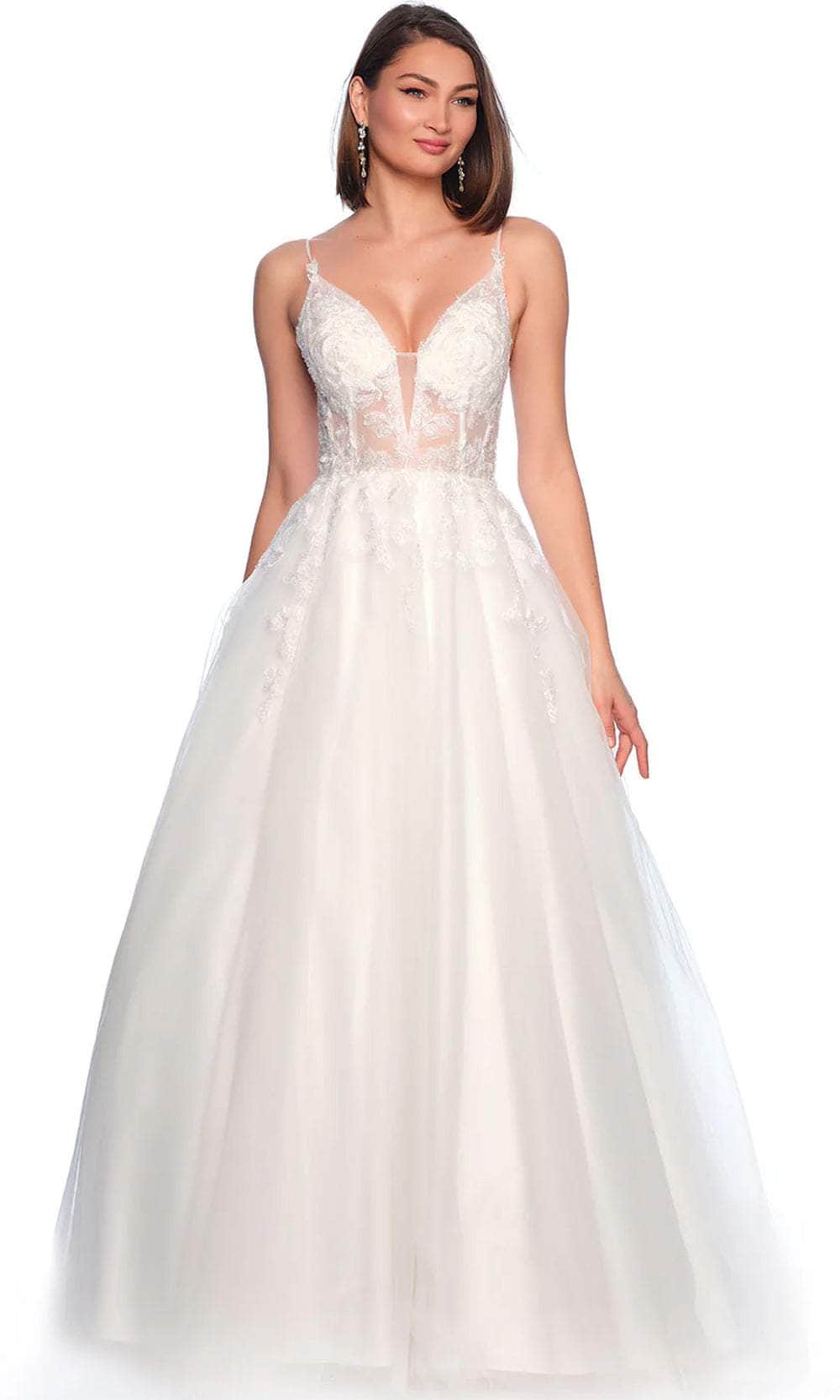 Dave and Johnny 11834 Bridal Prom Dress - Ivory | NewYorkDress Dave and Johnny 11834 Bridal Prom Dress - Ivory | NewYorkDress