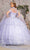 Elizabeth K GL3179 - Floral Off-Shoulder Ballgown Special Occasion Dress