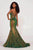 Ellie Wilde EW34016 -Sequin Sleeveless Prom Gown Prom Dresses 8 / Orange