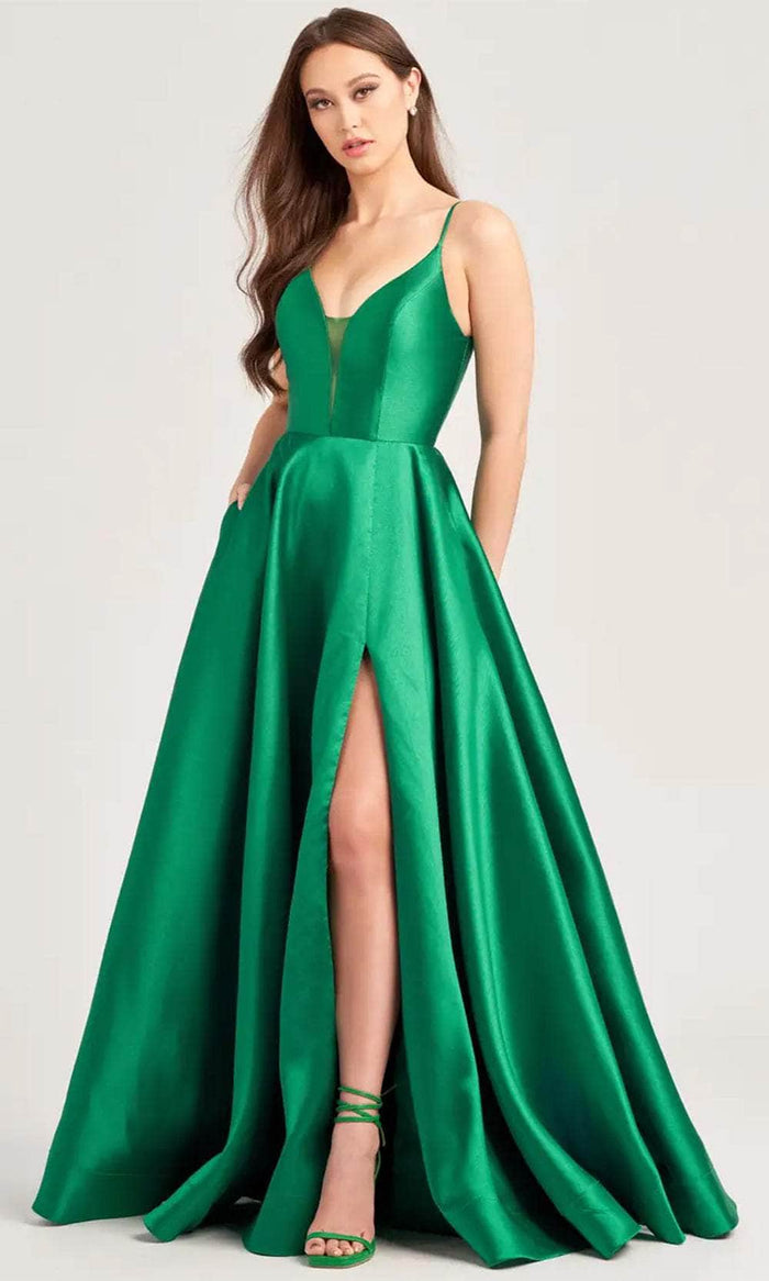 Ellie Wilde EW35232 - High Slit A-Line Evening Dress Evening Dresses