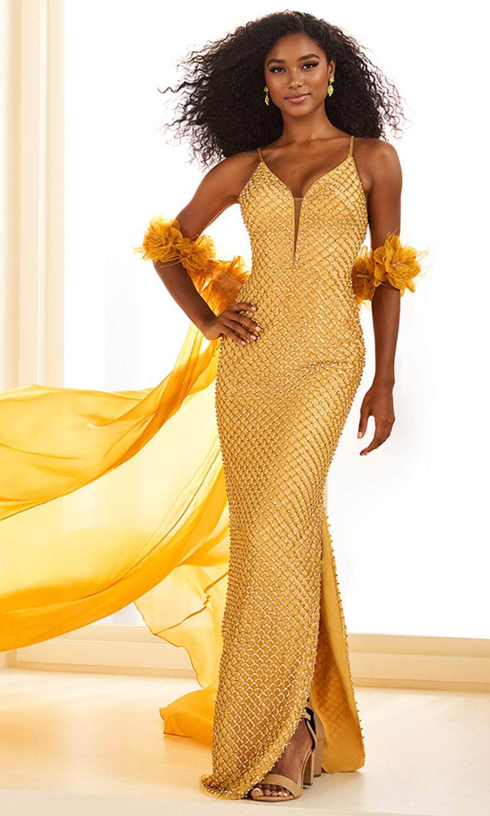 ellie wilde gold dress Ellie Wilde EW36075 Dress