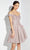 Eureka Fashion 9366 - Sweetheart Embellished Cocktail Dress Prom Dresses XS / Rose Gold