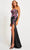 Faviana 11029 - Sweetheart Floral Sequin Prom Gown Prom Dresses