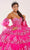Fiesta Gowns 56497 - Floral Corset Strapless Ballgown Ball Gowns