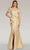 Gia Franco 12301 - Bow Detailed Evening Dress Evening Dresses 2 / Champ