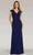 Gia Franco 12307 - Bow Detailed Evening Dress Evening Dresses 2 / Black