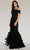 Gia Franco 12365 - Off-Shoulder Foldover Detailed Evening Dress Evening Dresses 14 / Cranberry
