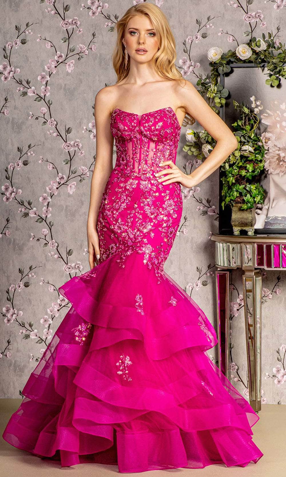 GLS by Gloria GL3216 - Strapless Trumpet Prom Gown XL / Magenta - Shop GLS by Gloria dresses on Couture Candy at CoutureCandy.com GLS by Gloria GL3216 - Strapless Trumpet Prom Gown XL / Magenta - Shop GLS by Gloria dresses on Couture Candy at CoutureCandy.com