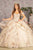 GLS by Gloria GL3240 - Applique Embellished Off-Shoulder Ballgown Special Occasion Dress