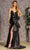 GLS by Gloria GL3272 - Glitters Sheath Evening Dress Special Occasion Dress XS / Black
