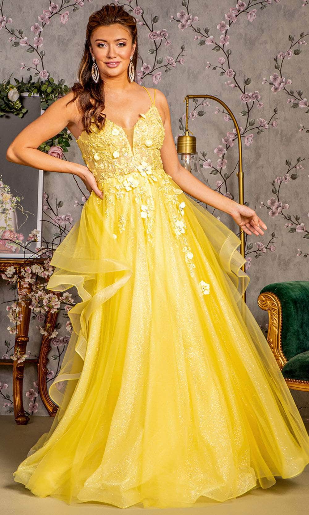 GLS by Gloria GL3356 - Sleeveless Lace-Up Back Prom Gown Couture Candy GLS by Gloria GL3356 - Sleeveless Lace-Up Back Prom Gown Couture Candy