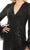 Ieena Duggal 11581 - Feather Detailed Long Sleeve Jumpsuit Formal Pantsuits