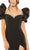 Ieena Duggal 20687 - Puff Sleeve Column Evening Gown Evening Dresses