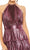 Ieena Duggal 30763 - Pleated Metallic Evening Dress Special Occasion Dress