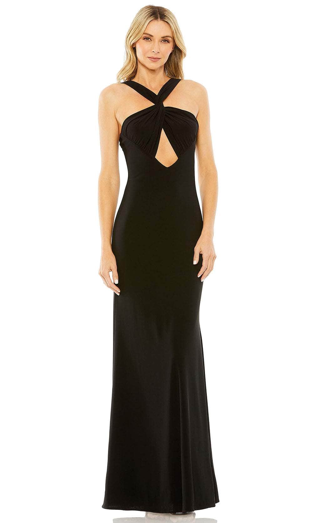 Ieena Duggal 49755 - Knotted Halter Evening Gown Couture Candy Ieena Duggal 49755 - Knotted Halter Evening Gown Couture Candy