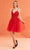 J'Adore Dresses J22080 - Glittery Deep Necklined Dress Embroidery Dress