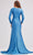 J'Adore Dresses J23007 - Long Sleeve Mermaid Evening Dress Special Occasion Dress