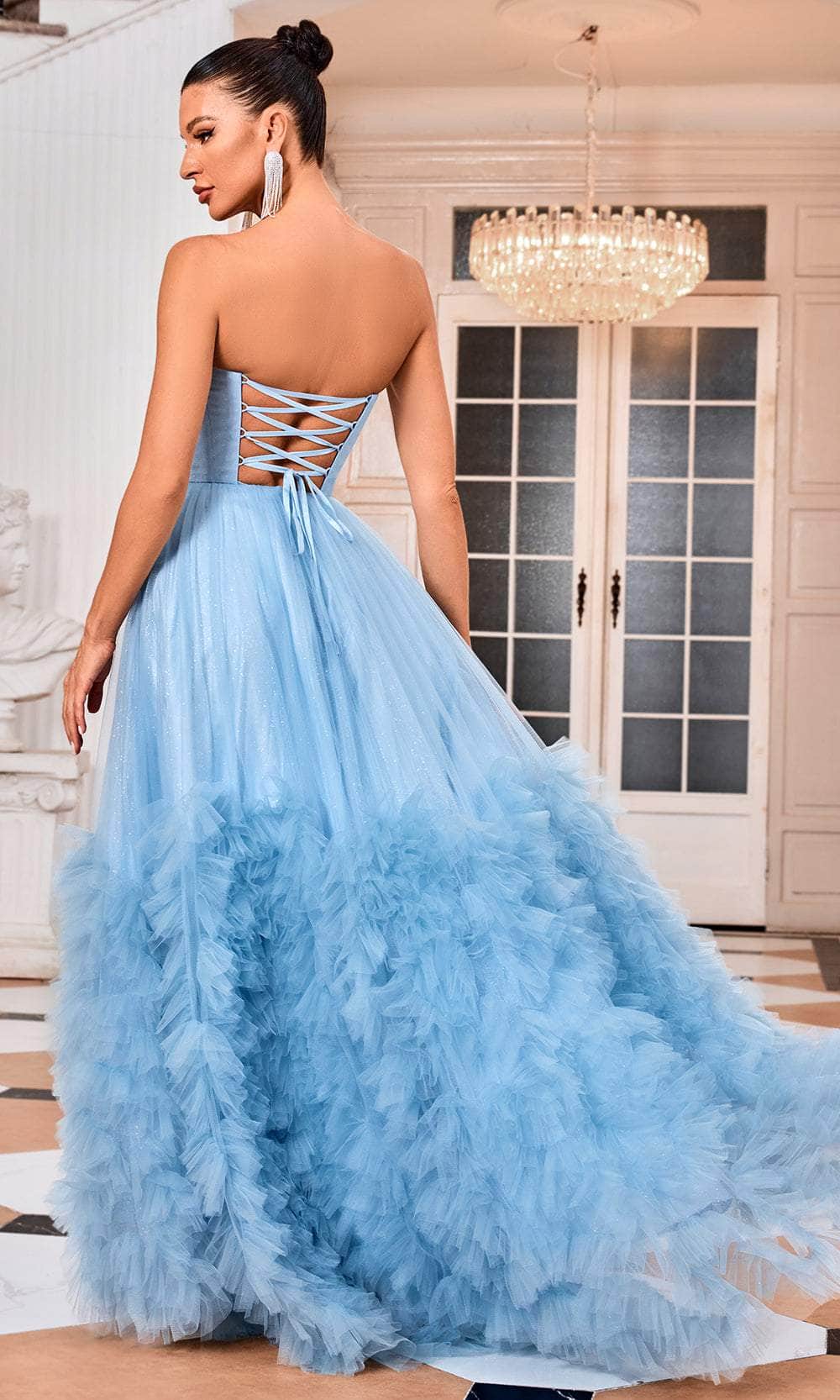 J'Adore Dresses J24012 - Bustier Tulle Prom Dress Couture Candy J'Adore Dresses J24012 - Bustier Tulle Prom Dress Couture Candy