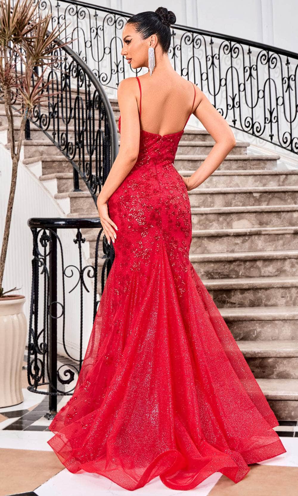 J'Adore Dresses J24031 - Glitter Mermaid Prom Dress Couture Candy J'Adore Dresses J24031 - Glitter Mermaid Prom Dress Couture Candy
