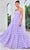 J'Adore Dresses J24048 - Weaved Illusion Panel Evening Gown Evening Dresses 2 / Light Purple