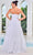 J'Adore Dresses J24048 - Weaved Illusion Panel Evening Gown Evening Dresses