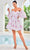 J'Adore Dresses J24095 - Floral Printed Sleeveless Cocktail Dress Cocktail Dresses 2 / Pink Print