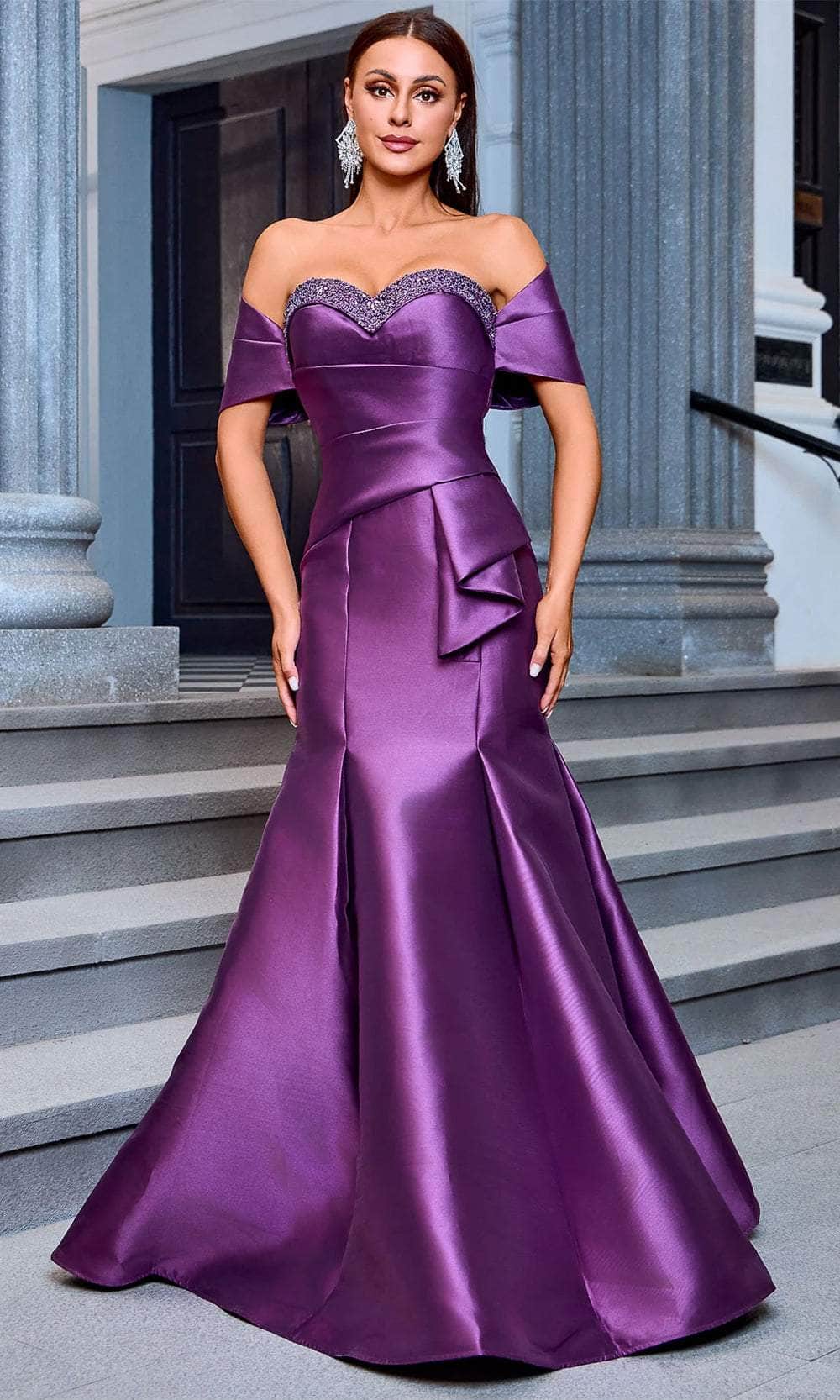 J'Adore Dresses JM202 - Rhinestone Embellished Sweetheart Neck Prom Gown 8 / Purple - Shop J'Adore Dresses Dresses on Couture Candy at J'Adore Dresses JM202 - Rhinestone Embellished Sweetheart Neck Prom Gown 8 / Purple - Shop J'Adore Dresses Dresses on Couture Candy at