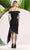 Janique 2403 - Off Shoulder Knee-Length Dress Cocktail Dresses