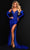 Johnathan Kayne 2720 - Beaded High Slit Long Gown Special Occasion Dress 00 / Royal