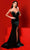 Johnathan Kayne 2733 - Strapless Velvet Long Gown Special Occasion Dress 00 / Emerald