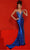 Johnathan Kayne 2875 - Plunging Mermaid Evening Dress Evening Dresses 00 / Royal