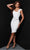 Johnathan Kayne 2883 - Sleeveless Open Back Cocktail Dress Cocktail Dresses 00 / White