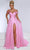 Johnathan Kayne 2903 - Shirred V-Neck Evening Dress Prom Dresses 00 / Petal Pink